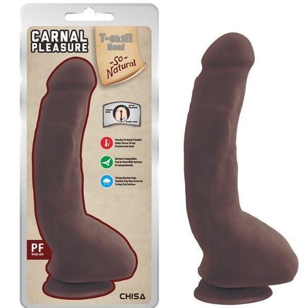Carnal Pleasure Melez 23.5cm Kıkırdaklı Gerçekçi Dildo