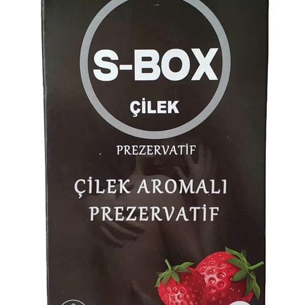 S-Box Çilek Aromalı Prezervatif 12&apos;li