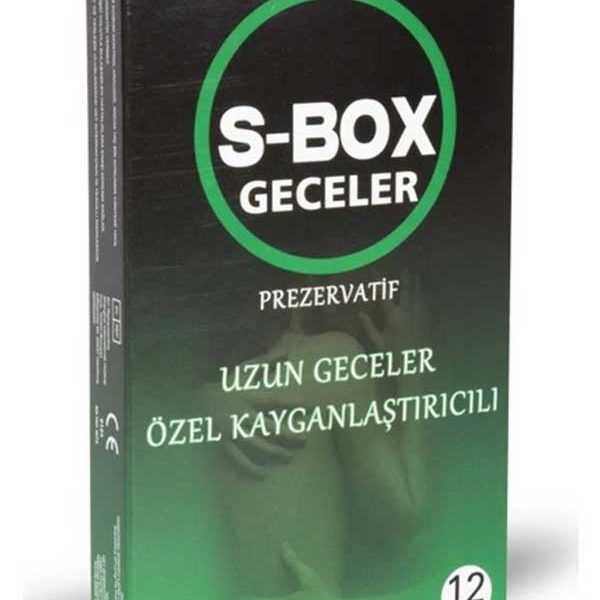 S-Box Özel Kayganlaştırıcılı Prezervatif 12&apos;li